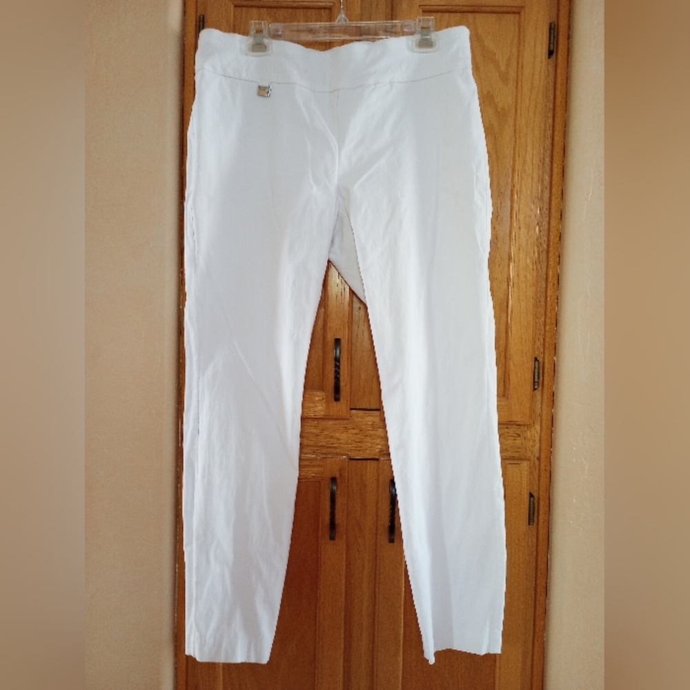 Alfani White Lightweight Rayon Nylon Spandex